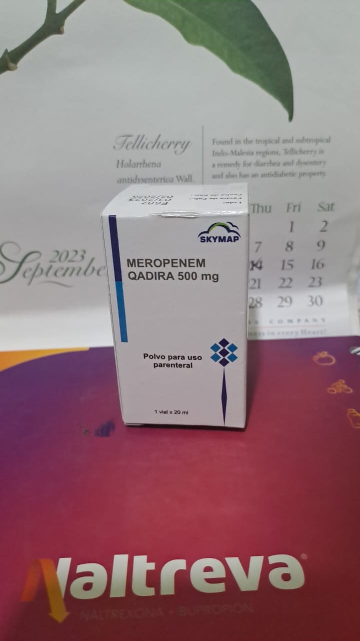 MEROPENEM QADIRA 500MG *Inyectable - FARMACIA NUEVO MILENIO