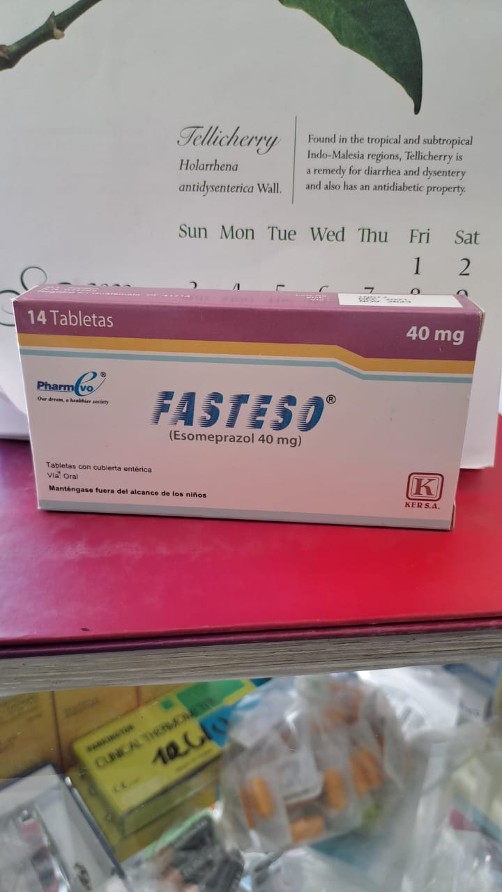 FASTESO (Esomeprazol de 40mg ) *Tabletas  - FARMACIA NUEVO MILENIO