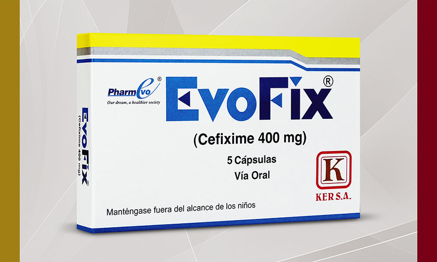 EVOFIX (Cefixima 400mg) *Capsulas - FARMACIA NUEVO MILENIO
