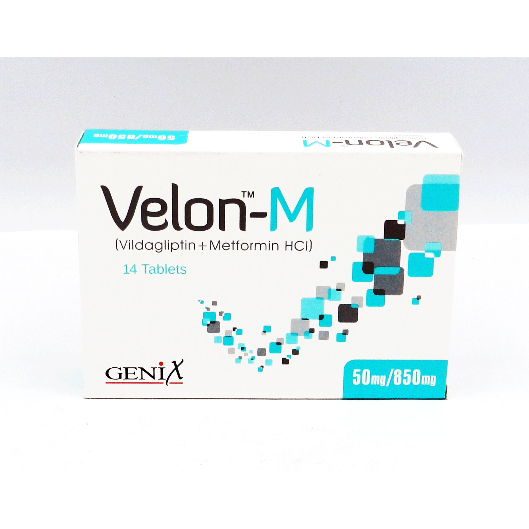 VELON-M 50/850 (vildagliptina+metformina) *28 Tabletas  - FARMACIA NUEVO MILENIO