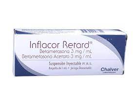 INFLACOR RETARD  (Betametasona 3 mg / ml  Betametasona Acetato 3 mg / ml) *Inyectable - FARMACIA NUEVO MILENIO
