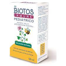 BIOTOS INMUNE PEDIATRICO (hedera helix/ pelargonium sidoides) *jarabe 120ml  - FARMACIA NUEVO MILENIO