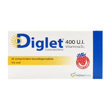 DIGLET  (400 u.i vitamina d3 Colecalciferol) * 30 Tabletas - FARMACIA NUEVO MILENIO