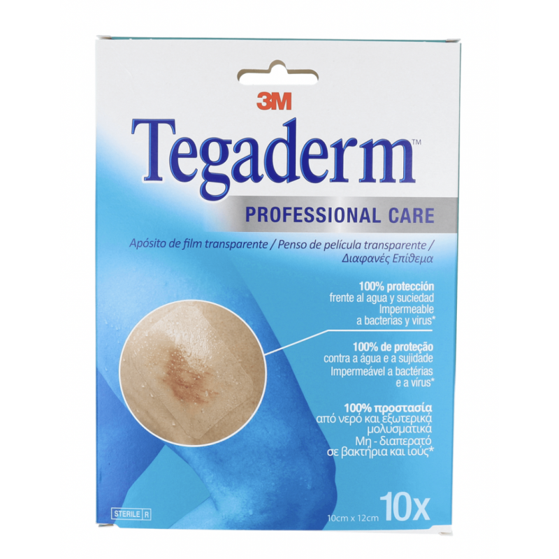 TEGADERM (IV cannula dressing 10x12cm)  - FARMACIA NUEVO MILENIO