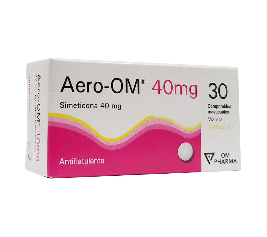 AERO OM (Simeticona 40mg) *Tabletas - FARMACIA NUEVO MILENIO