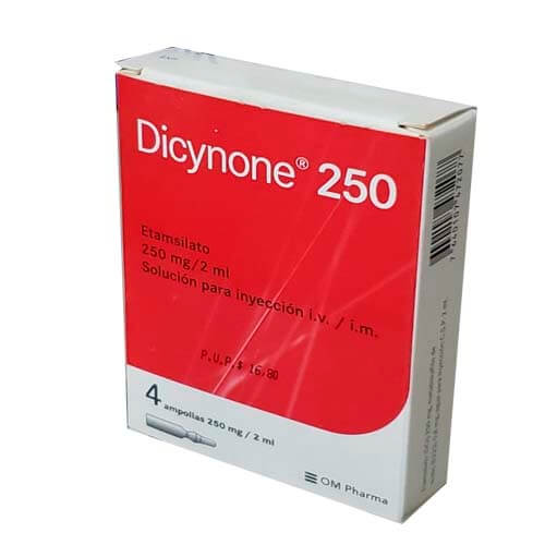 DICYNONE 250 (Etamsilato 250mg/2ml) *Ampolla - FARMACIA NUEVO MILENIO