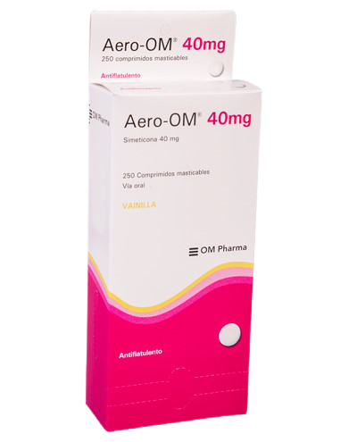 AERO OM 40MG (Simeticona 40mg) *Tabletas - FARMACIA NUEVO MILENIO