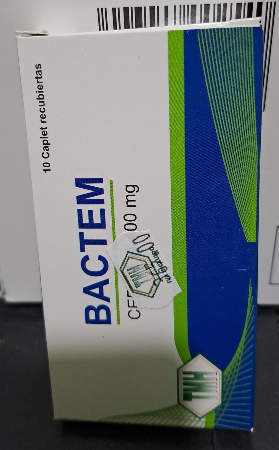 BACTEM (Cefixima 400mg)  * Tabletas - FARMACIA NUEVO MILENIO