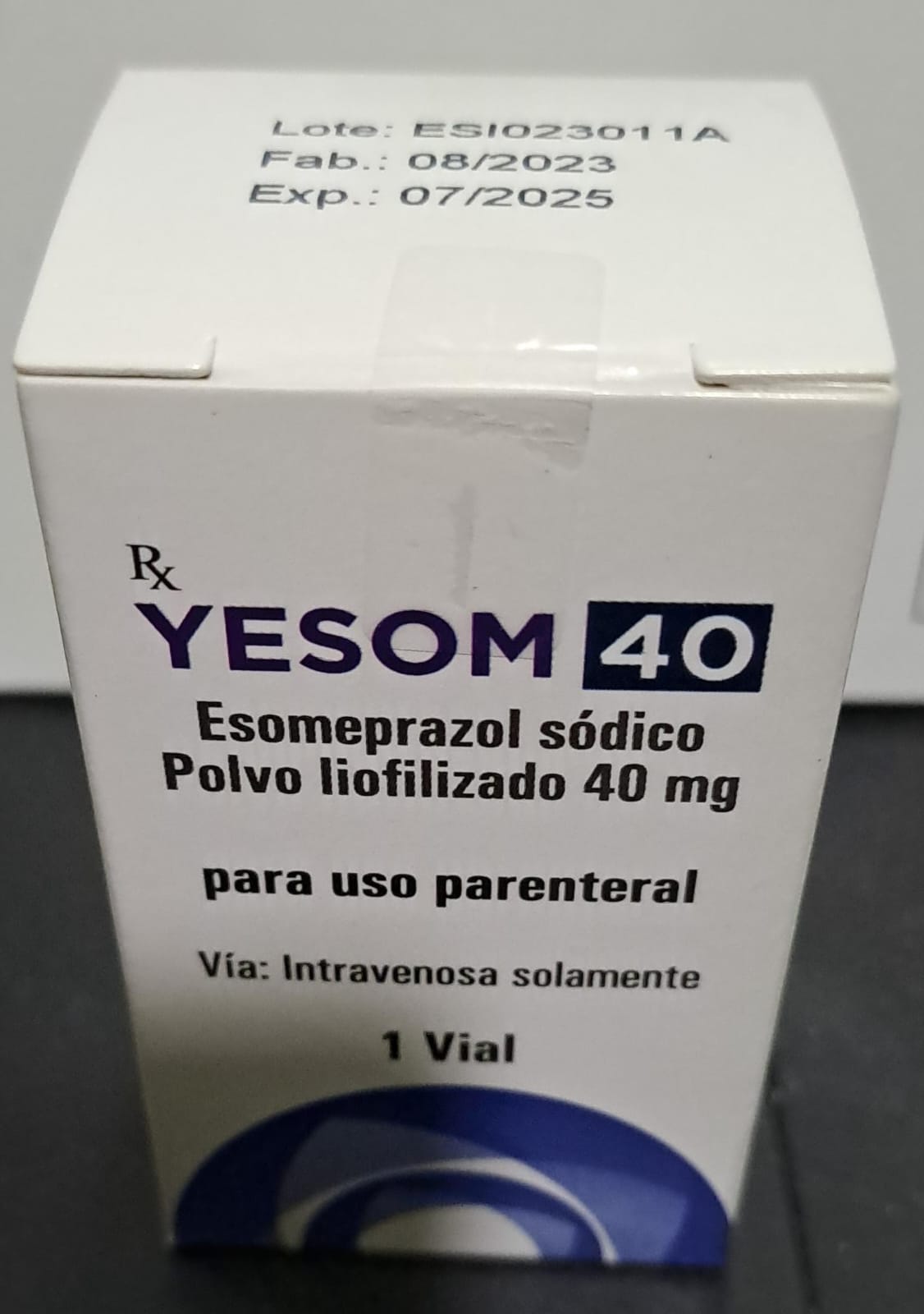 YESOM 40  (Esomeprazol sodico 40mg)  *Ampolla - FARMACIA NUEVO MILENIO