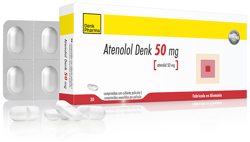 ATENOLOL DENK 50MG *30 Tabletas - FARMACIA NUEVO MILENIO