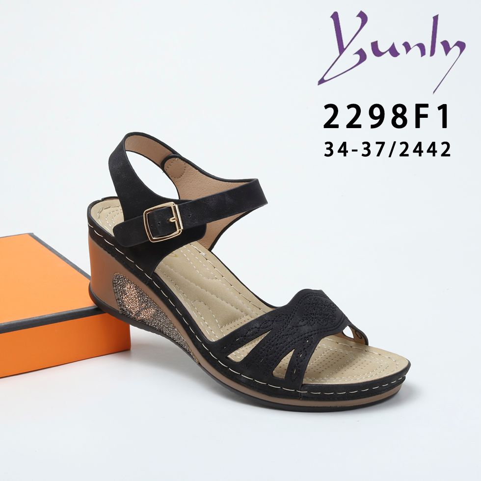 SANDALIA YUNLY 34-37 NEGRO - Distribuidora Comercial Castillo