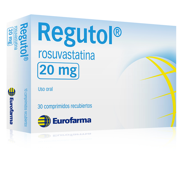 Regutol 20mg (Rosuvastatina) *30 Comprimidos - FARMACIA NUEVO MILENIO