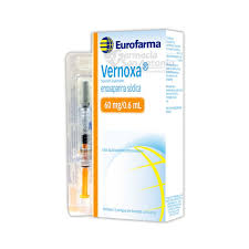Vernoxa (Enoxaparina Sódica) *60mg/0.6 mL - FARMACIA NUEVO MILENIO