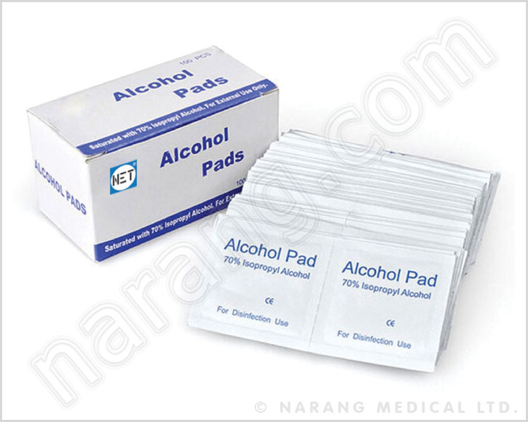 ALCOHOL PADS (ALGODÓN CON ALCOHOL) *SOBRES - FARMACIA NUEVO MILENIO