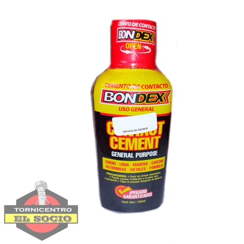 Pegamento Cemento de Contacto (120ml) Uso General - Repuestos y Lubricantes Vicent's