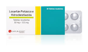 LOSARTAN POTASICO 100mg + HIDROCLOROTIAZIDA 25mg *blíster  - FARMACIA NUEVO MILENIO