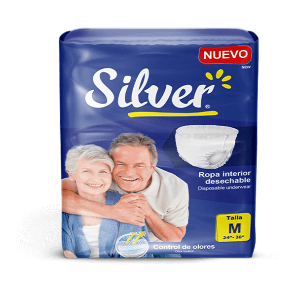 PAÑALES SILVER TALLA M - FARMACIA NUEVO MILENIO