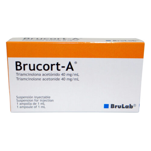 BRUCORT-A (triamcinolona acetónido 40mg) *inyección  - FARMACIA NUEVO MILENIO