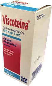 VISCOTEÍNA (carboximetilcisteina 250mg/5ml)  *jarabe 150ml - FARMACIA NUEVO MILENIO