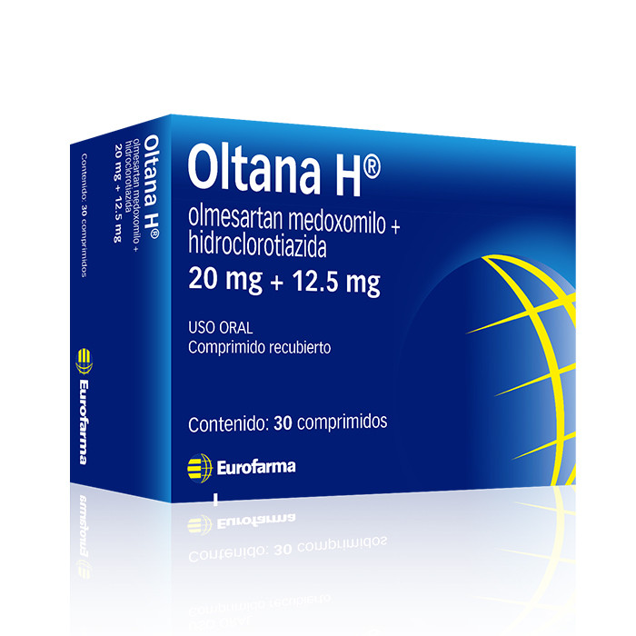 OLTANA 20mg (olmesartán medoxomilo) *caja con 30 comprimidos  - FARMACIA NUEVO MILENIO