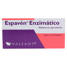 ESPAVÉN ENZIMÁTICO (simeticona, pancreatina) *tabletas por unidad  - FARMACIA NUEVO MILENIO