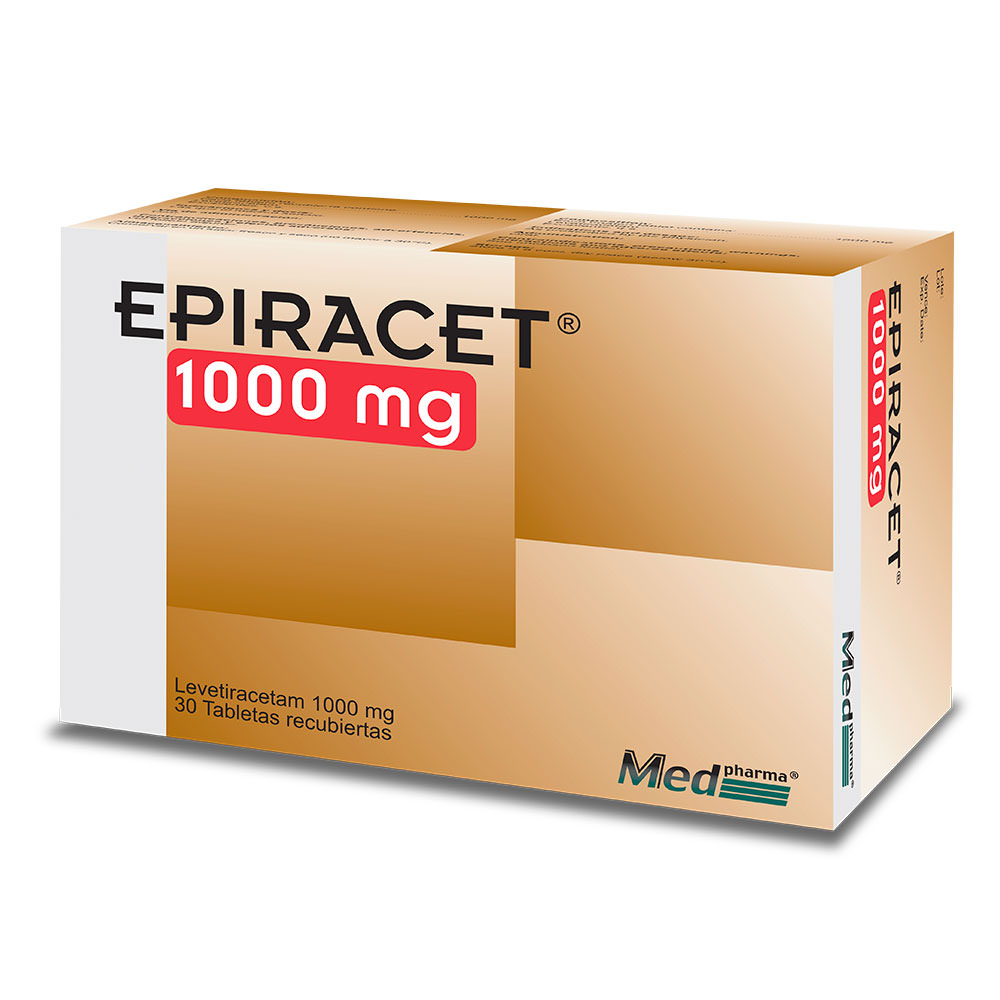 Epiracet (Levetiracetam 1000mg) *30 Tabletas - FARMACIA NUEVO MILENIO