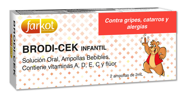 BRODI-CEK INFANTIL  AMPOLLA BEBIBLE - FARMACIA NUEVO MILENIO