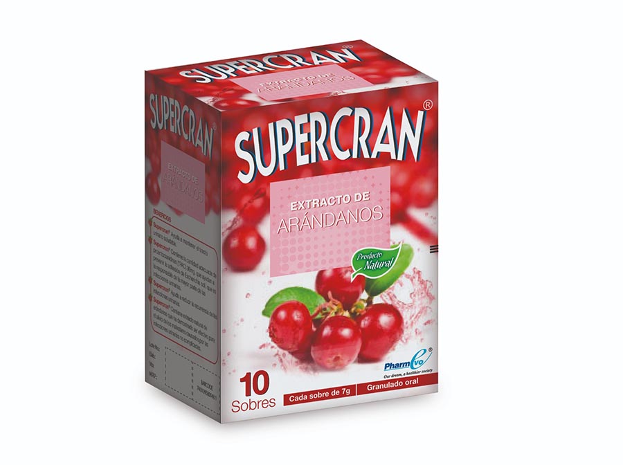 SUPERCRAN (extracto de arandano) *caja con 10 sobres  - FARMACIA NUEVO MILENIO