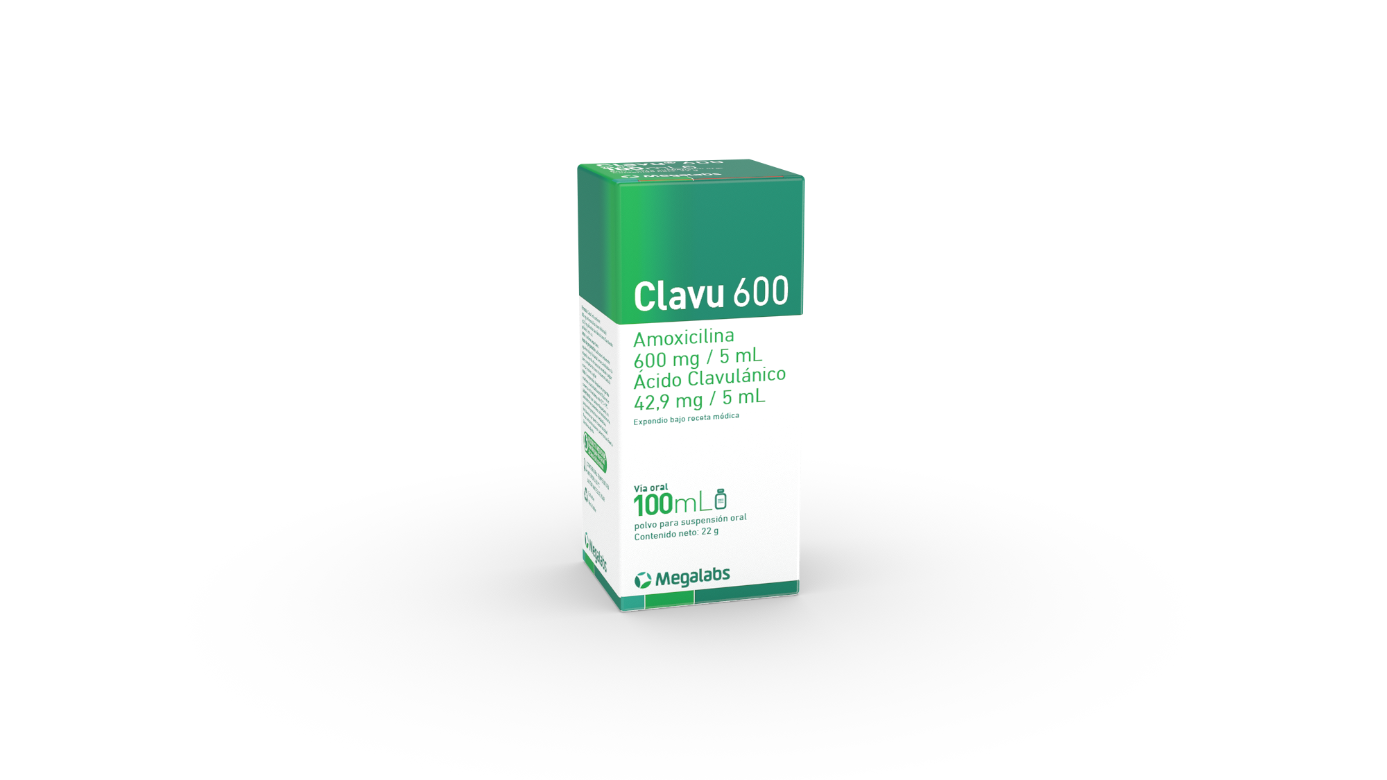 CLAVU 600  (Amoxicilima 600mg/Acido Clavuánico 57mg/5ml) - FARMACIA NUEVO MILENIO