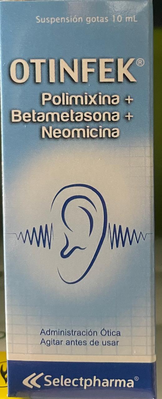 OTINFEK (polimixina betametasona neomicina) *solucion ótica selectpharma  - FARMACIA NUEVO MILENIO
