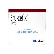 BRU-CEFIX (cefixima 400) *tabletas  - FARMACIA NUEVO MILENIO