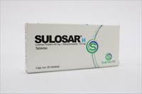 SULOSAR H (LOSARTAN POTASICO 50MG+ HIDROCLOROTIAZIDA 12.5 MG) *30 TABLETAS - FARMACIA NUEVO MILENIO