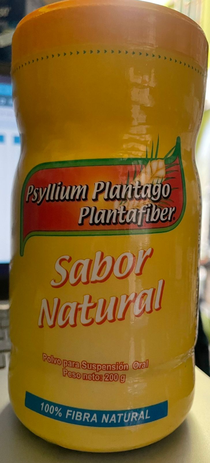 PSYLLIUM PLANTAGO (FIBRA SABOR NATURAL) *BOTE DE 200G - FARMACIA NUEVO MILENIO