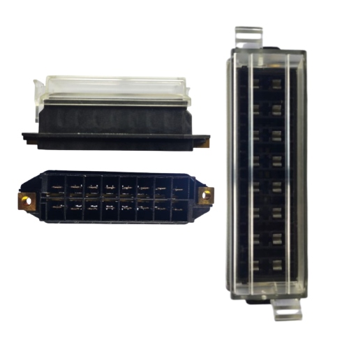 Caja Porta Fusible Universal 8 Pines Fusilera (CS-124009) - Repuestos y Lubricantes Vicent's