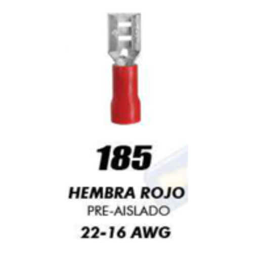 Espiga Hembra (No.185) Roja - Repuestos y Lubricantes Vicent's