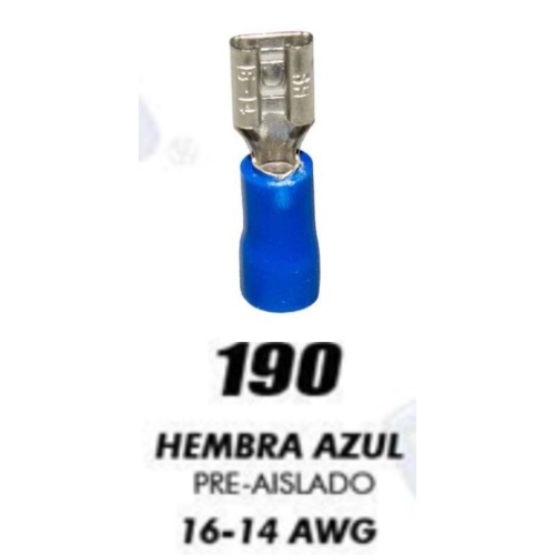 Espiga Hembra (No.190) Azul - Repuestos y Lubricantes Vicent's