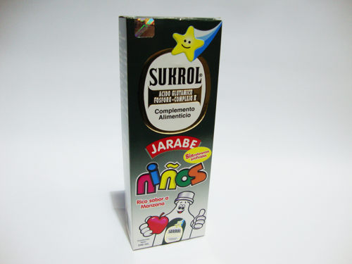 SUKROL (Acido Glutamico Fosforo-Complejo B) JARABE 240 ML - FARMACIA NUEVO MILENIO