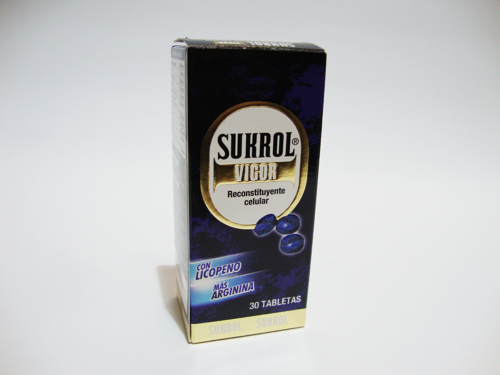 SUKROL VIGOR (Reconstituyente Celular) FRASCO *30 TABLETAS - FARMACIA NUEVO MILENIO