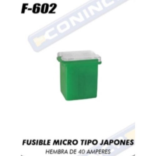 Micro Fusible Hembra F-602 (40A) - Repuestos y Lubricantes Vicent's