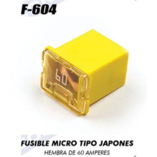 Micro Fusible Hembra F-604 (60A) - Repuestos y Lubricantes Vicent's