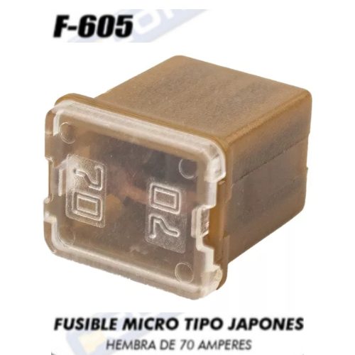 Micro Fusible Hembra F-605 (70A) - Repuestos y Lubricantes Vicent's