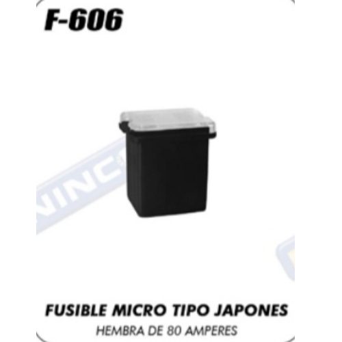 Micro Fusible Hembra F-606 (80A) - Repuestos y Lubricantes Vicent's