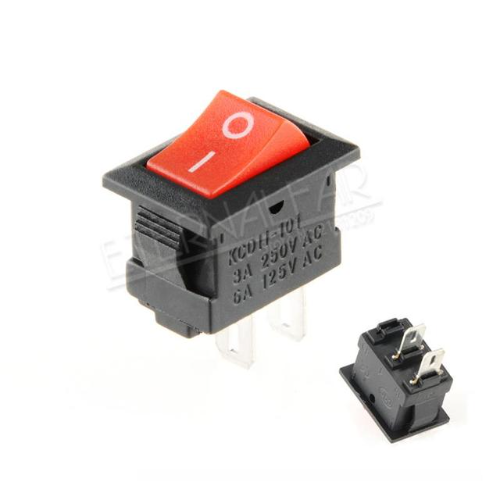 Mini Switch KCD1 ON-OFF 2P  - Repuestos y Lubricantes Vicent's