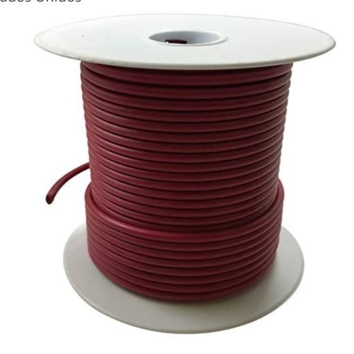 Rollo Cable #18 Rojo ( CS-126002-R) - Repuestos y Lubricantes Vicent's