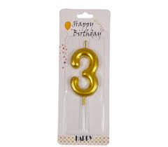 VELAS DE NÚMEROS PARA CUMPLEAÑOS DORADAS Y PLATEADAS - Distribuidora Escolar Los Riscos