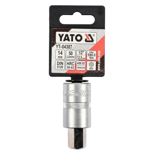 Copa Allen 14mm Cuadro 1/2" Yato - Repuestos y Lubricantes Vicent's