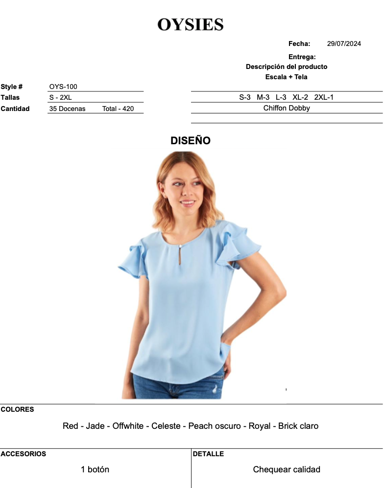 OYS100 Oferta - Oysies