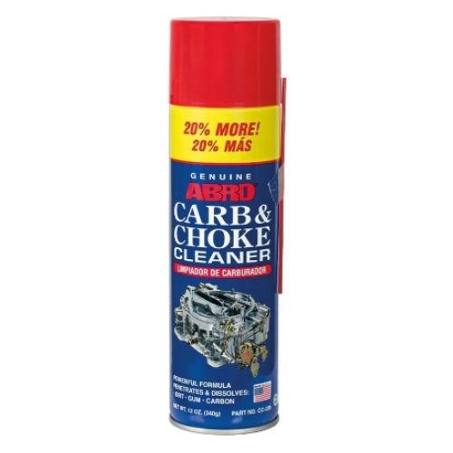 Carb & Choke Cleaner ABRO CC-220 (Limpiador de Carburadores)  - Repuestos y Lubricantes Vicent's