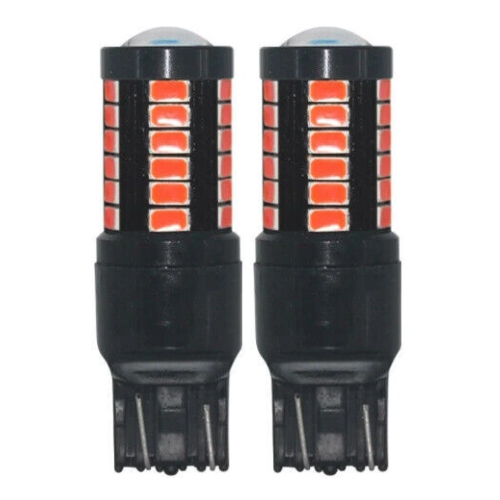  Bombilla T-20 2 Contactos LED Rojo Fijo (M7443R) 2 pcs - Repuestos y Lubricantes Vicent's