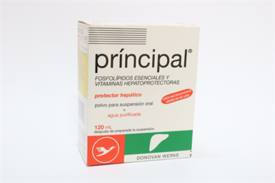 PRINCIPAL *Fosfolipido Esenciales Y Vitaminas Hepatoprotectoras ( Protector Hepático) POLVO PARA SUSPENSION - FARMACIA NUEVO MILENIO